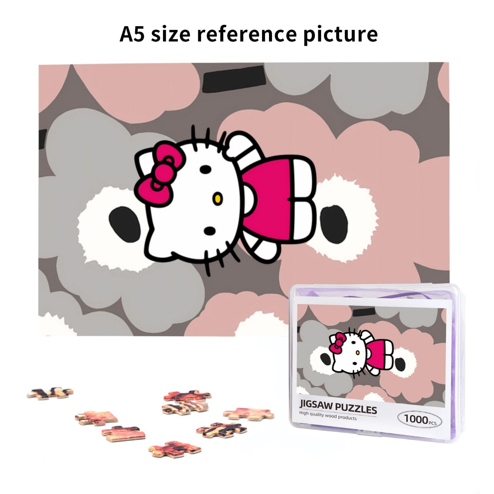 Amazon | Asamike ジグソーパズル 1000ピース 可爱い ハローキティ